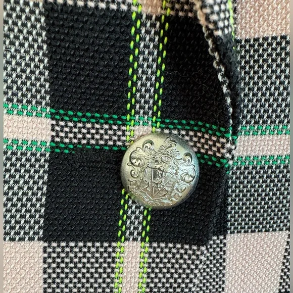 Veronica Beard pink, green & black Dickey Jacket Size 8 - Picture 7 of 7